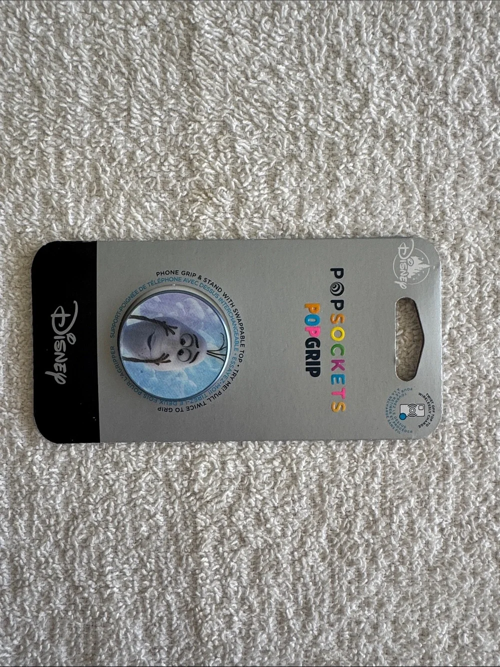 Pop Sockets x Disney Frozen Olaf PopGrip Phone Grip in White and Light Blue